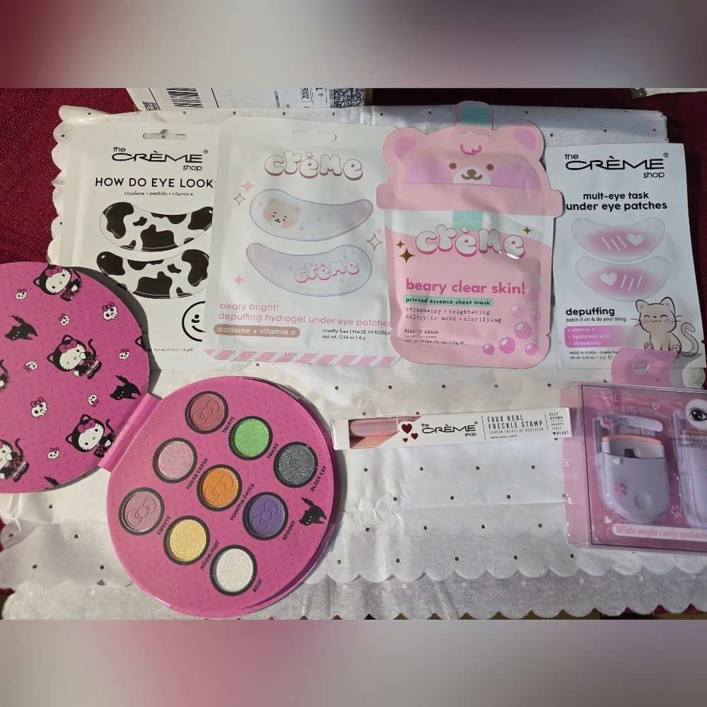 Crème Beary Clear Skin Pink Under-Eye & Face Mask Set - Picture 2 of 3